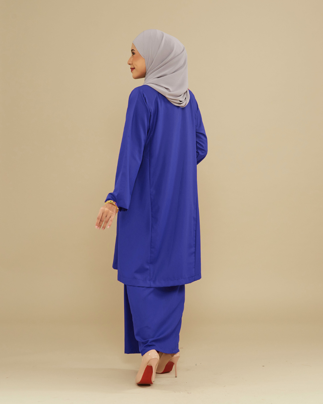 KEMBOJA KURUNG PAHANG - ROYAL BLUE