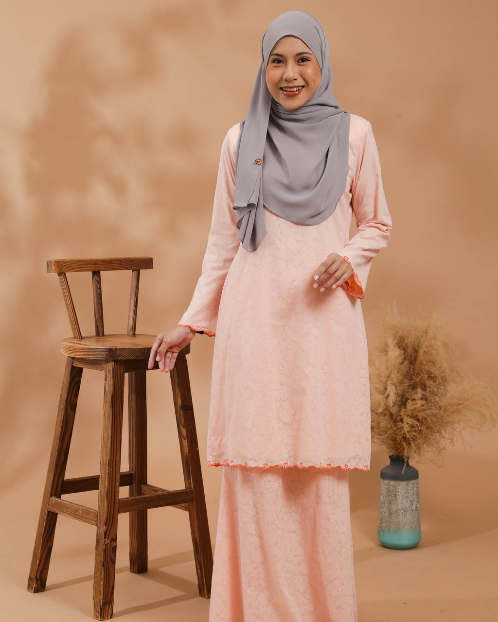 KEJORA KURUNG MODEN - PEACHY