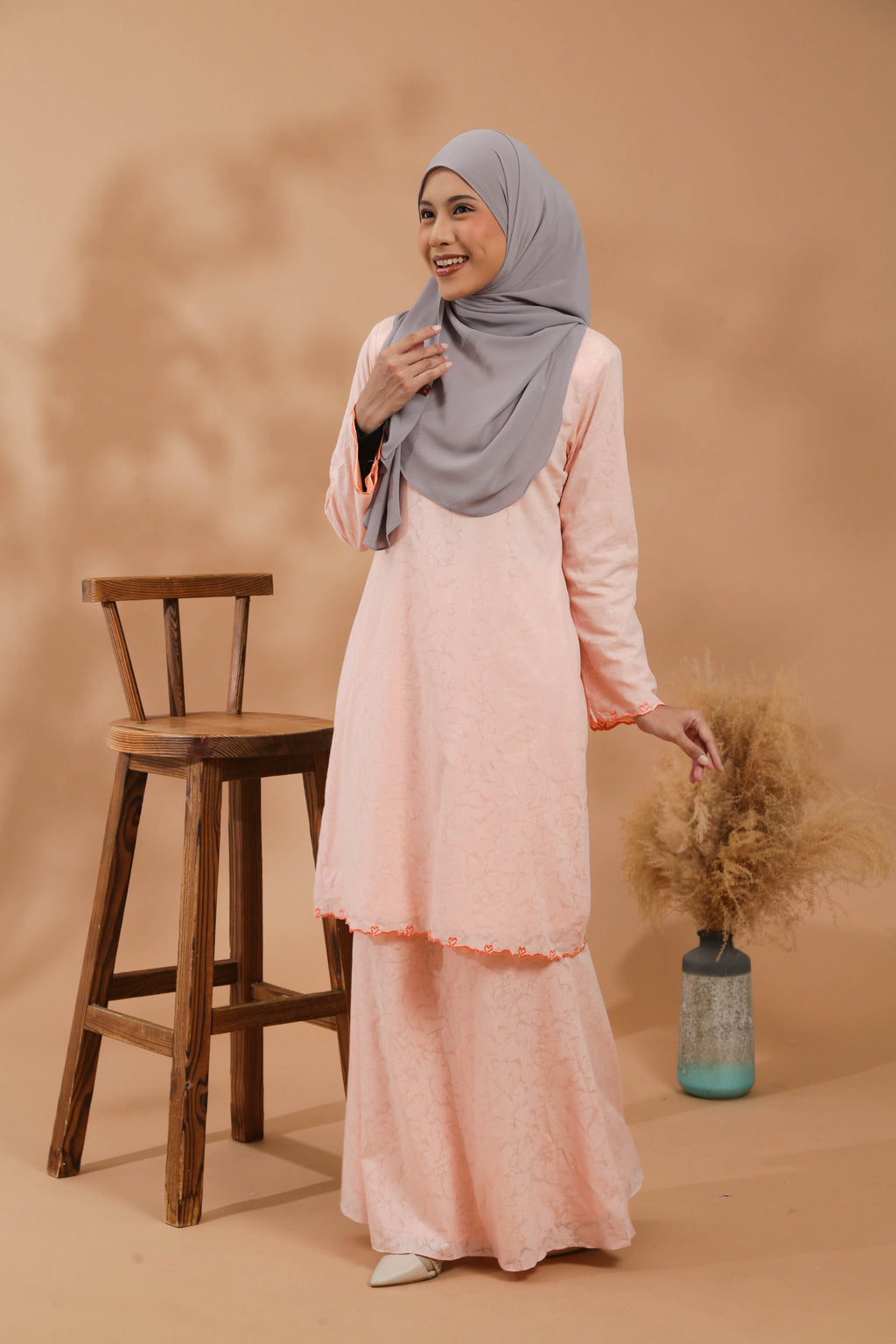 KEJORA KURUNG MODEN - PEACHY