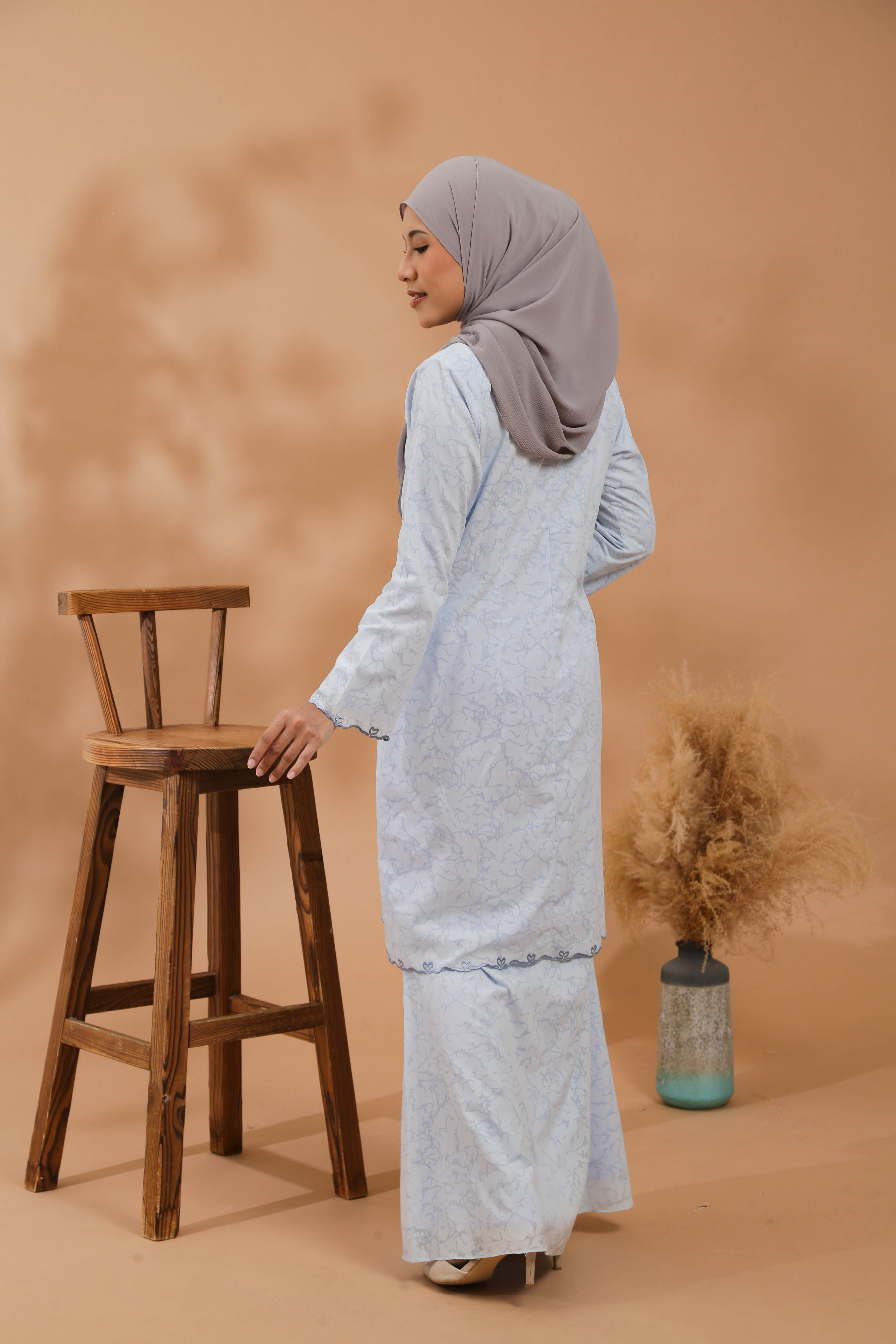 KEJORA KURUNG MODEN - BABY BLUE