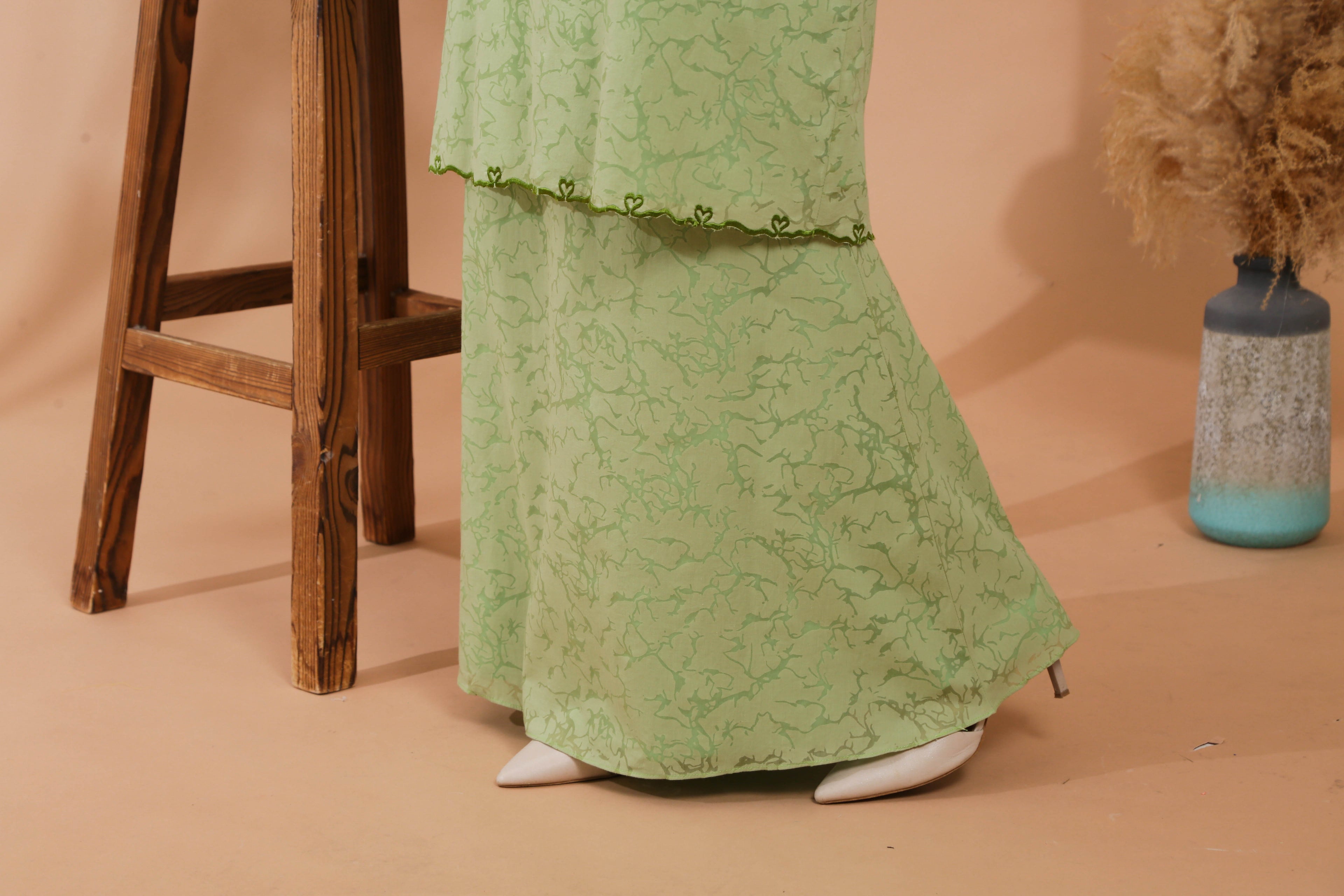 KEJORA KURUNG MODEN - APPLE GREEN