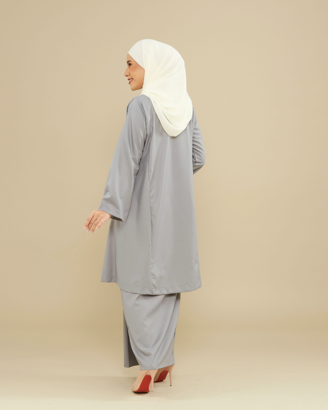 KEMBOJA KURUNG PAHANG - GREY