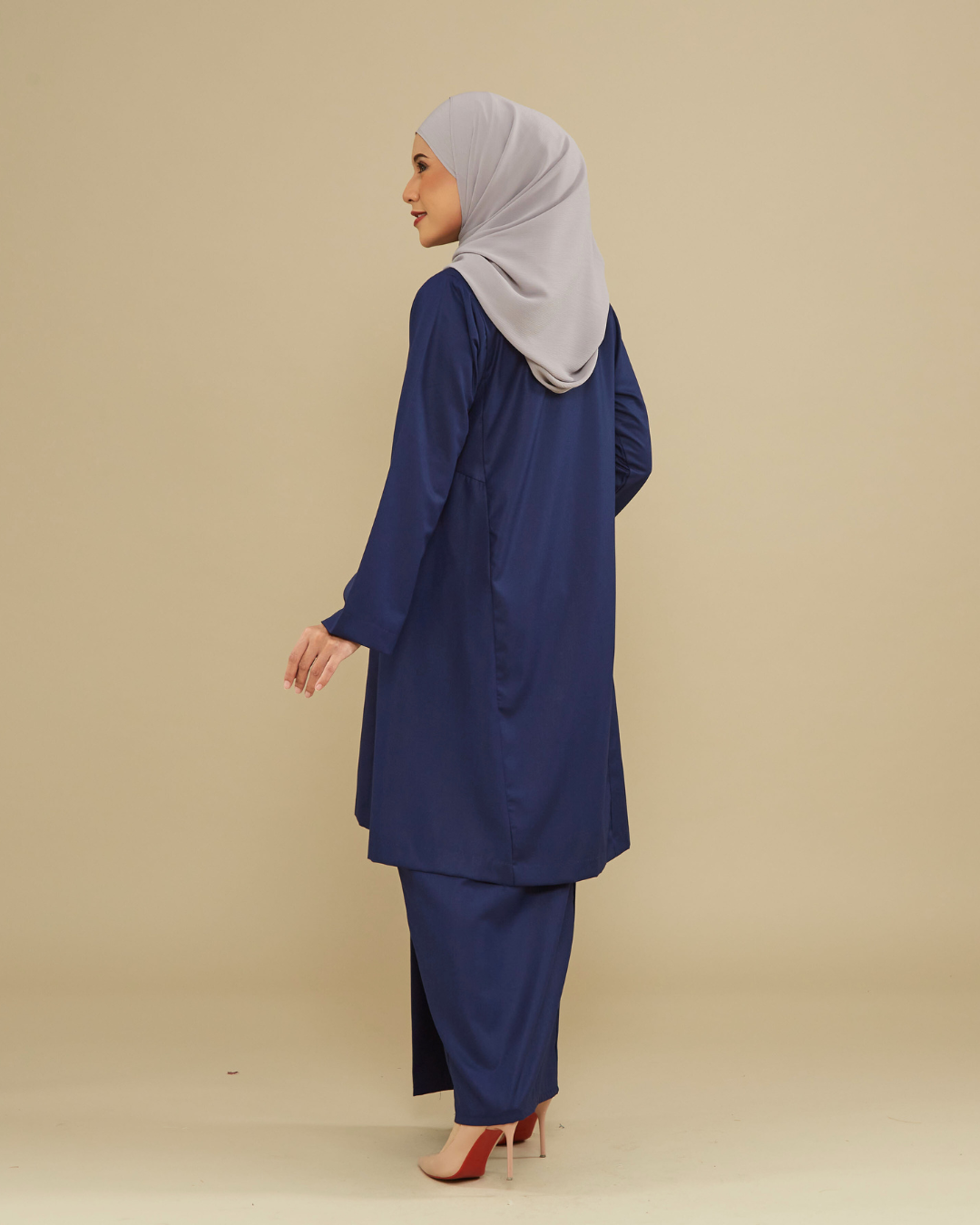 KEMBOJA KURUNG PAHANG - DARK BLUE