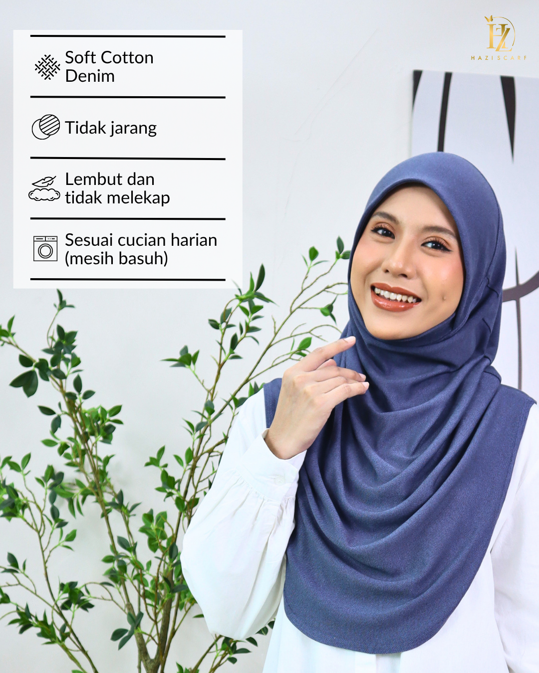 Guzel Washed Indigo