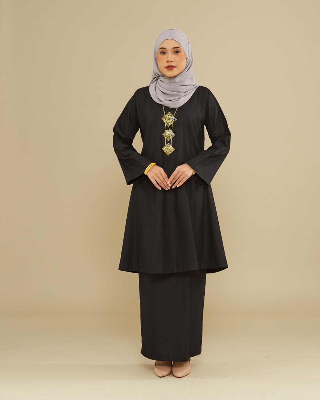 KEMBOJA KURUNG PAHANG - BLACK