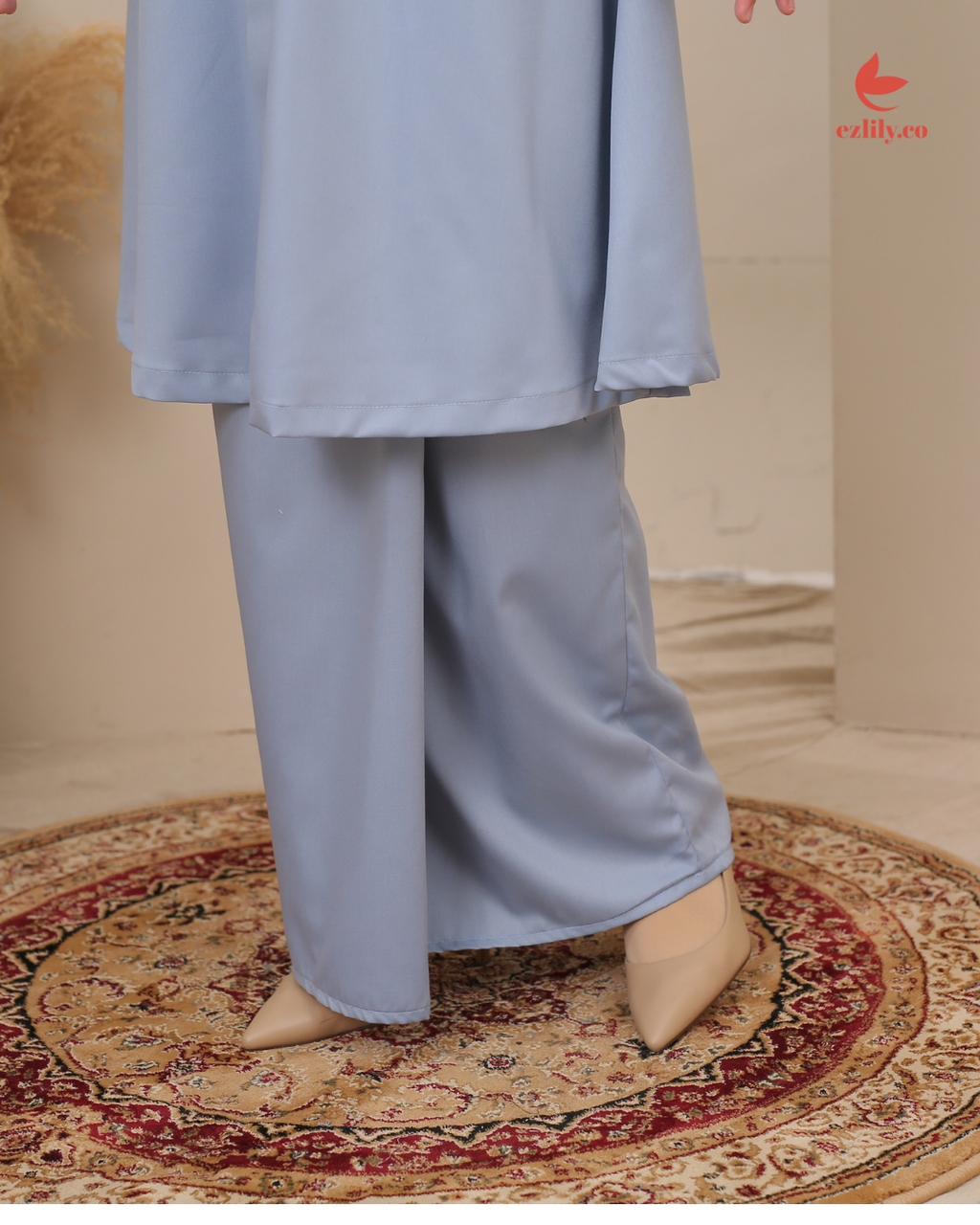 CEMPAKA KEBAYA - BABY BLUE