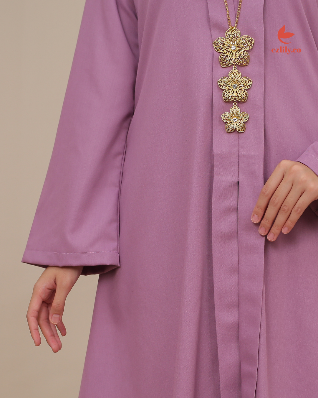 CEMPAKA KEBAYA - DUSTY PURPLE