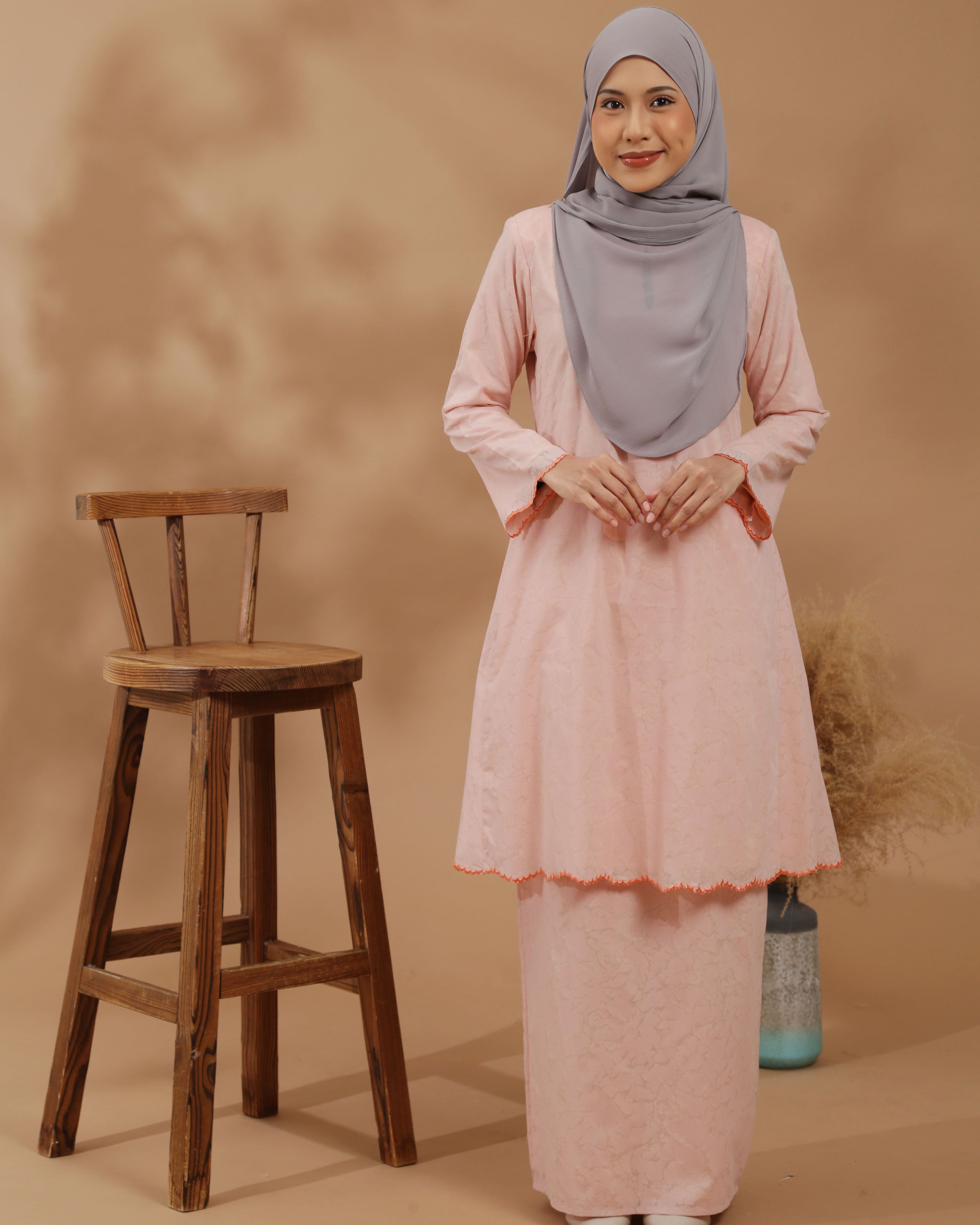 KIRANA KURUNG RIAU MODEN - PEACHY
