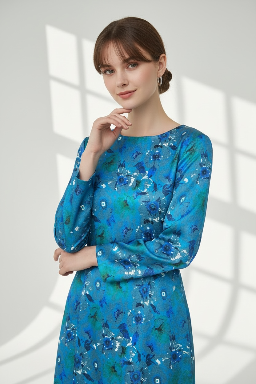 Rias Kurung Riau moden - Samudra