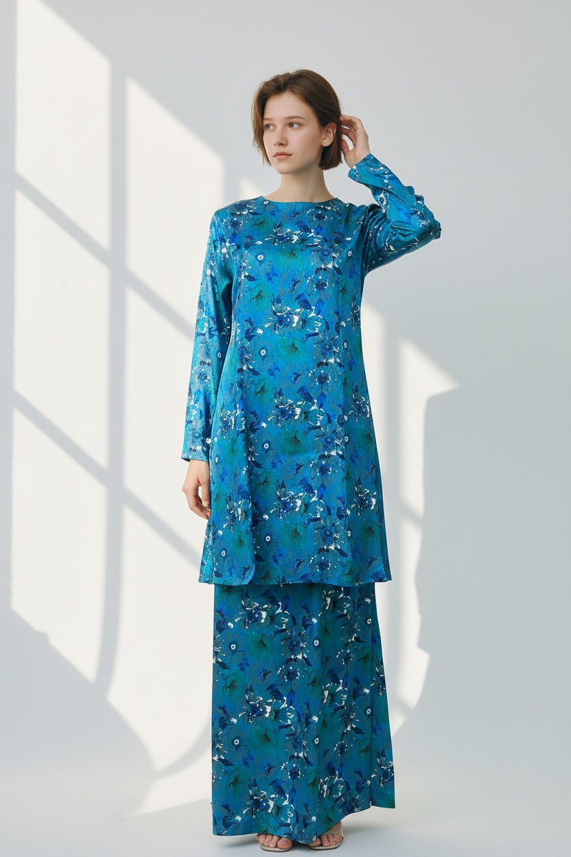 Rias Kurung Riau moden - Samudra