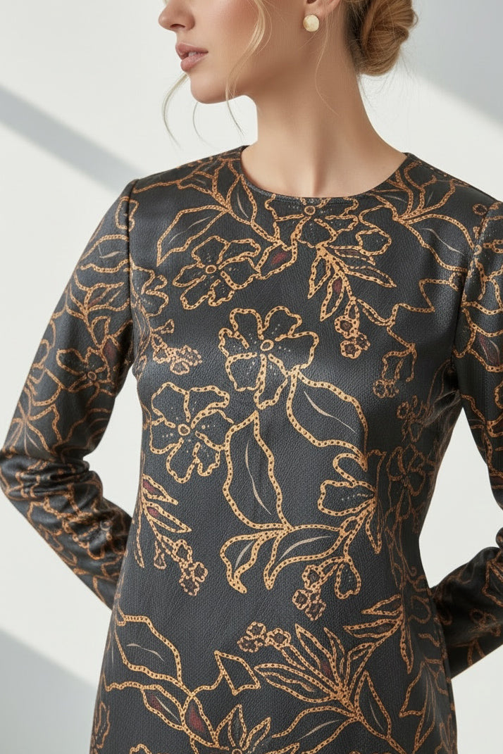 Lira Kurung Moden - Raven