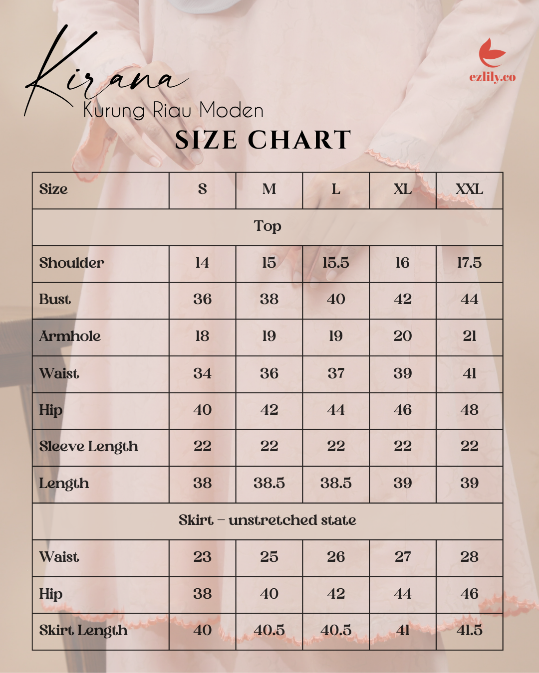 KIRANA KURUNG RIAU MODEN - APPLE GREEN