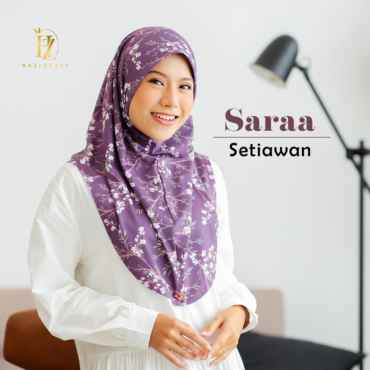 Saraa Printed In Setiawan – Haziscarf