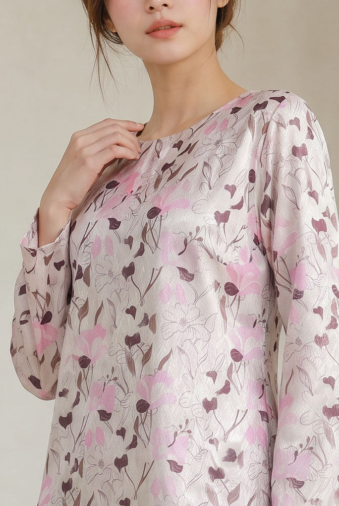 Lira Kurung Moden - Blush