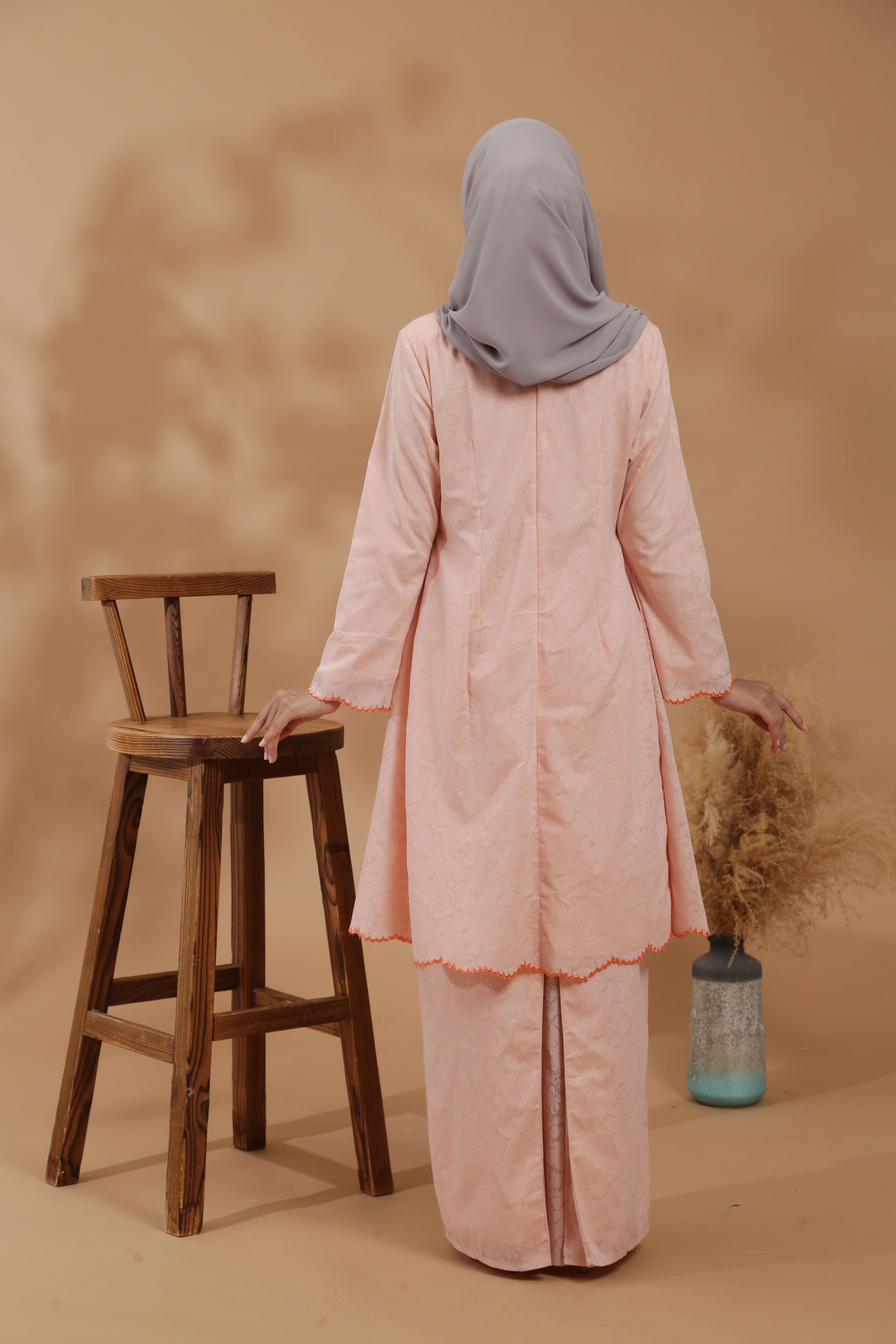 KIRANA KURUNG RIAU MODEN - PEACHY