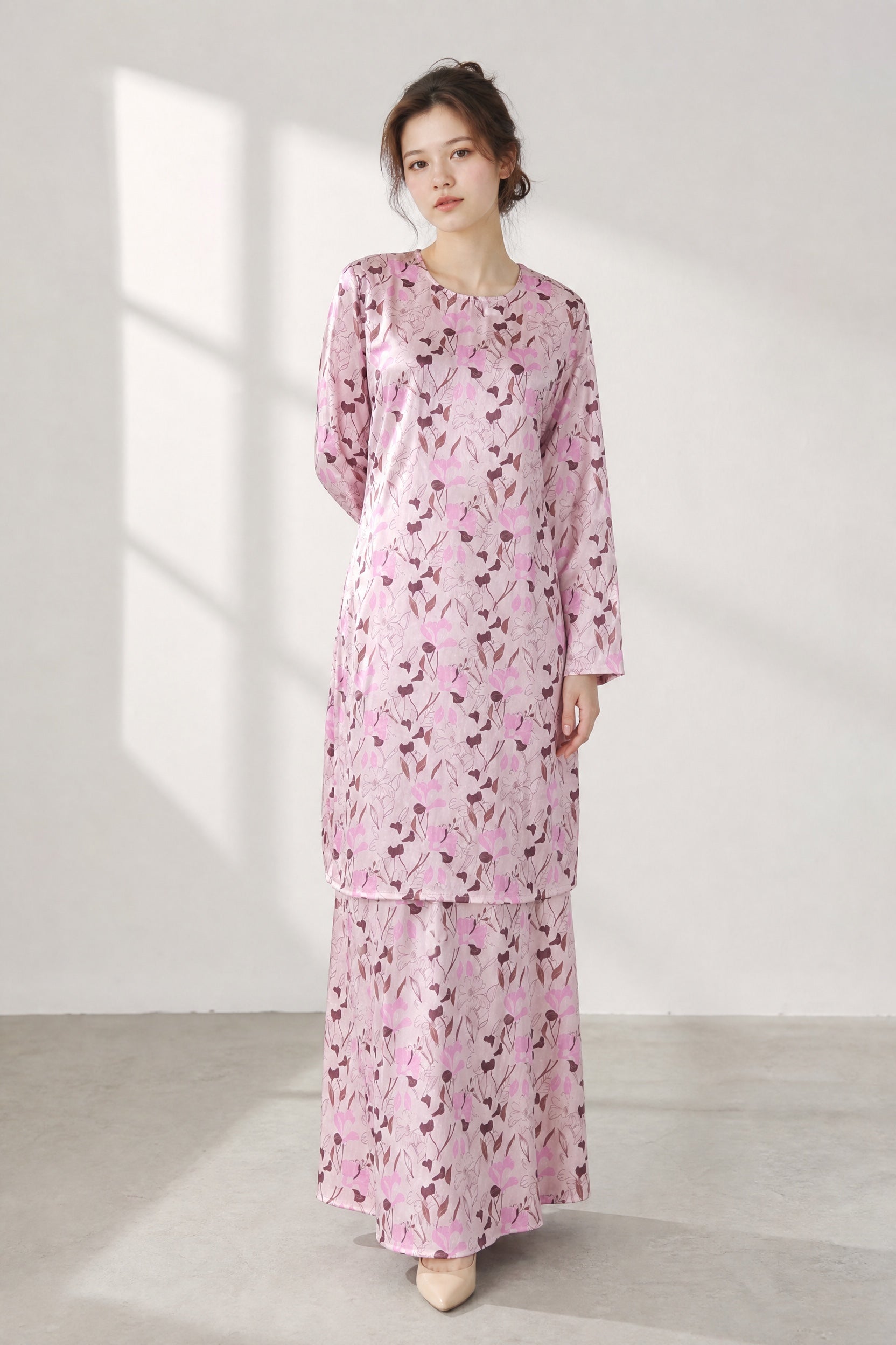 Lira Kurung Moden - Blush