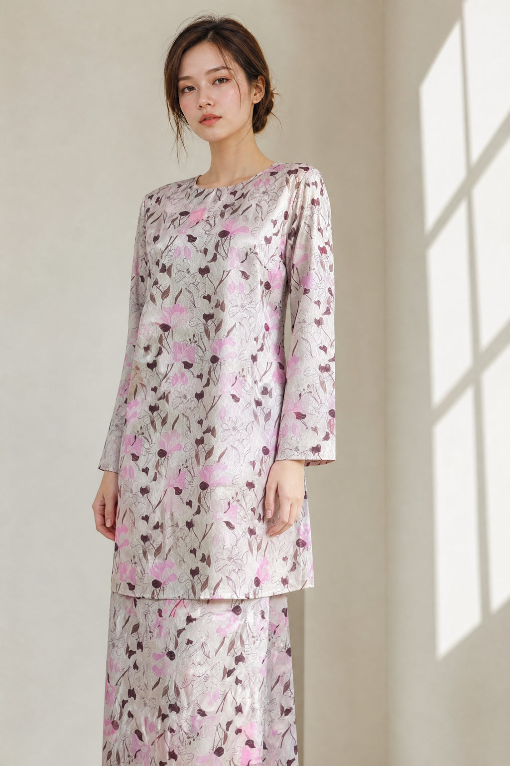 Lira Kurung Moden - Blush